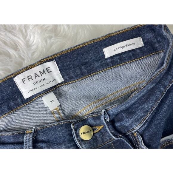 Frame Denim Le High Skinny in Harvard Jeans Revolve Size 27 - Picture 5 of 7